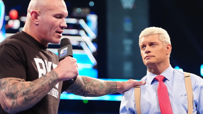 Randy Orton interrupts Cody Rhodes' in-ring promo on "WWE SmackDown"