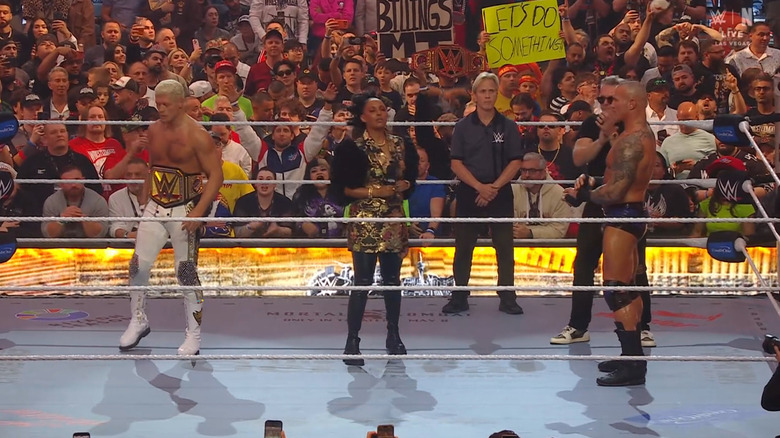 Rhodes and Orton both in the ring