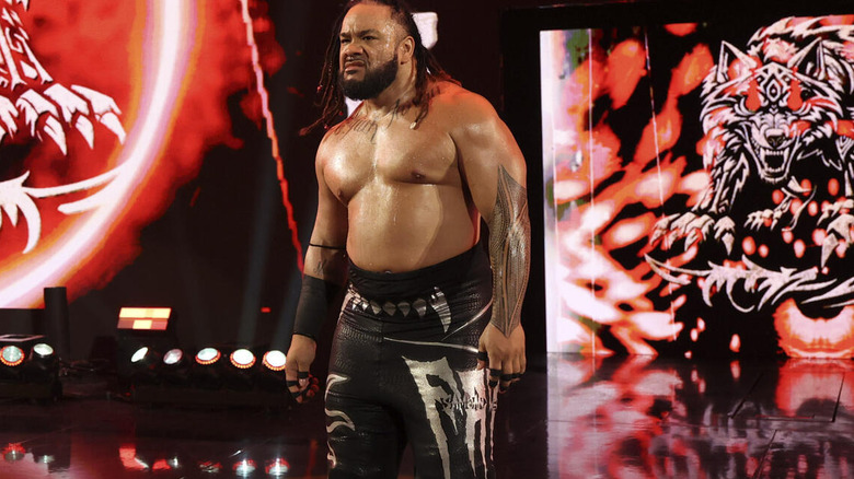 Jacob Fatu makes an entrance