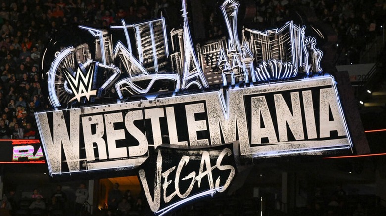 WrestleMania 42 sign on 