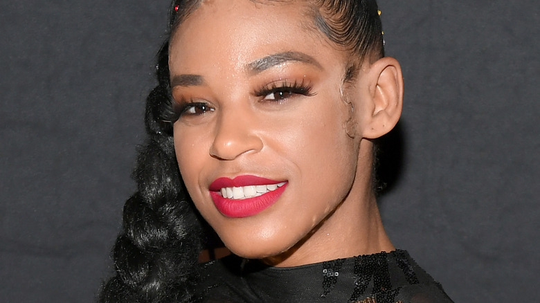 Bianca Belair smiling