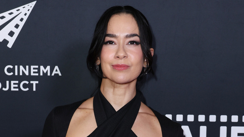 AJ Lee posing on the red carpet