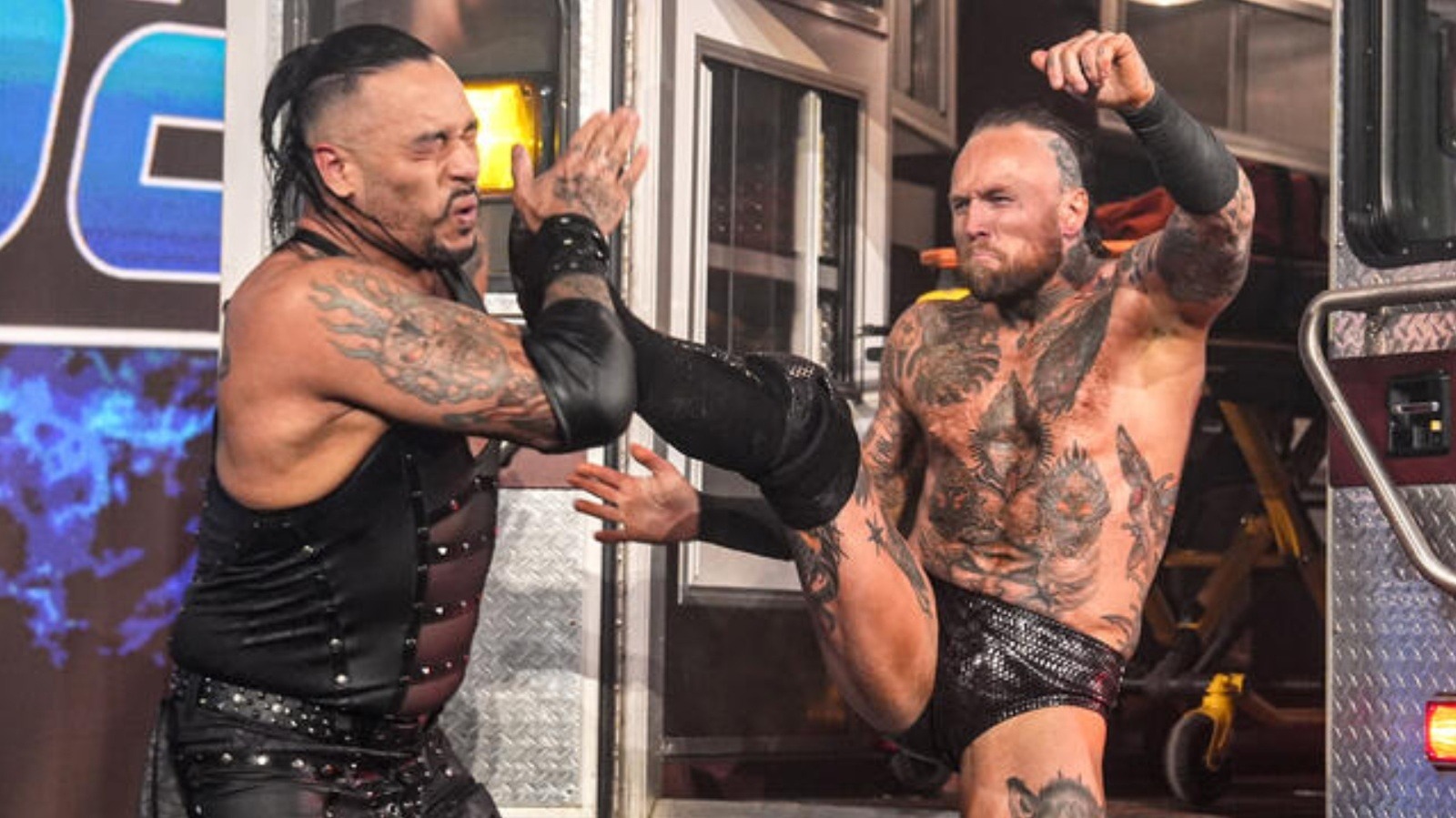 WWE's Aleister Black Reportedly Suffered Injury In Ambulance Match With Damian Priest WWE's Aleister Black Reportedly Suffered Injury In Ambulance Match With Damian Priest