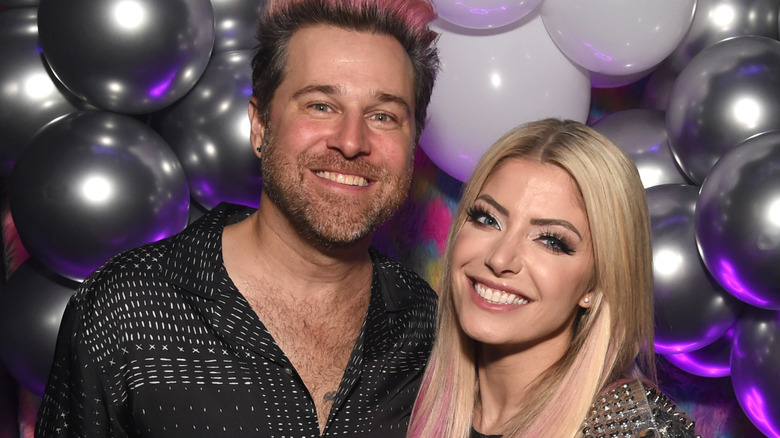 (L-R) Ryan Cabrera and Alexa Bliss attend Songs For Tomorrow: A Benefit Concert in support of On Our Sleeves, The Movement for Children's Mental Health at Heart Weho on January 18, 2023 in West Hollywood, California.