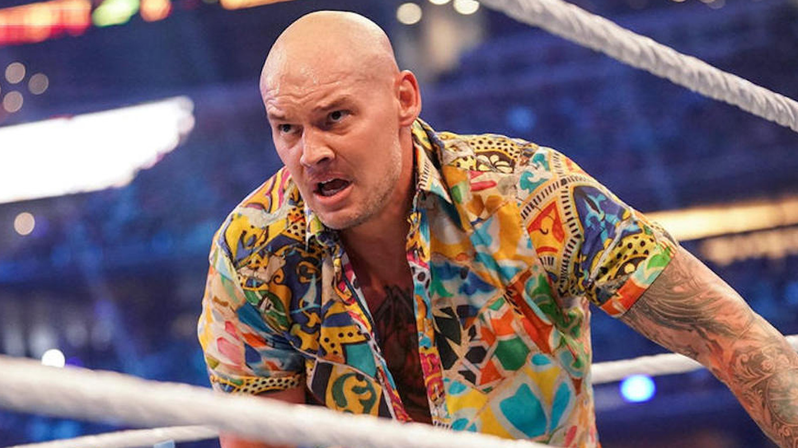 WWE's Baron Corbin Attempted To Conquer Iconic 17th Golf Hole At TPC