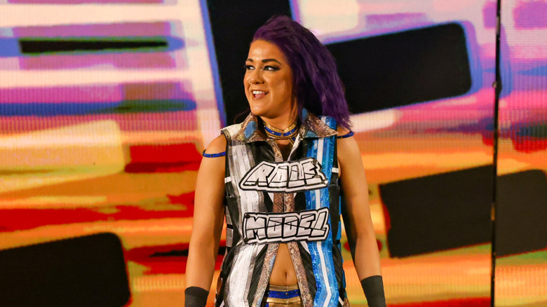 Bayley makes her entrance on 
