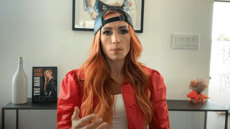 Becky Lynch talking