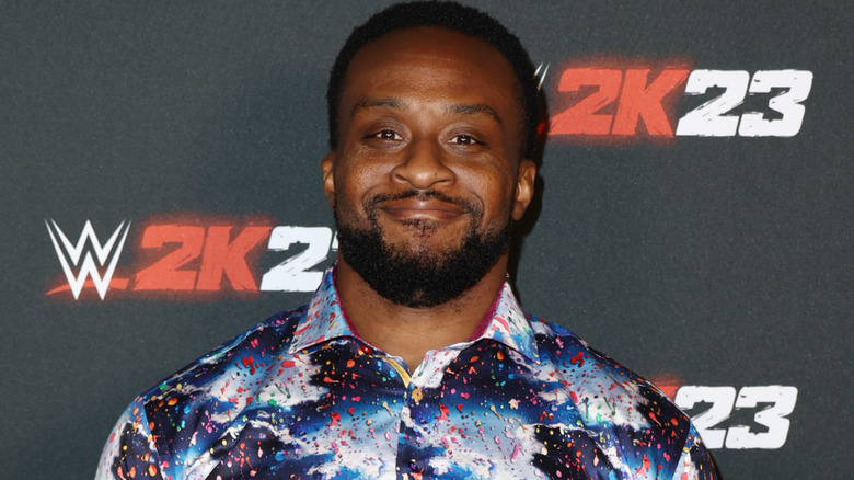 Big E is smiling