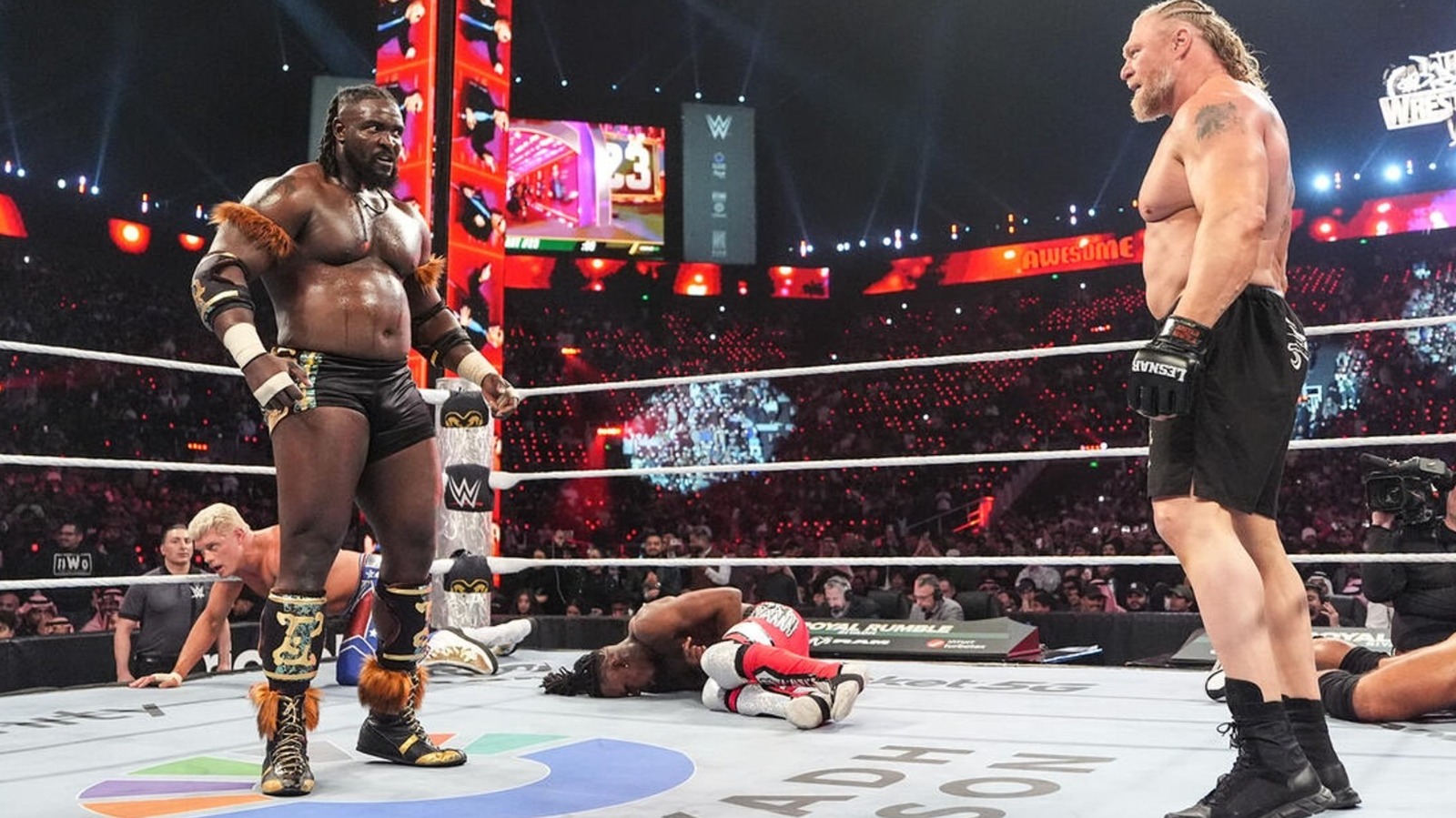 WWE's Booker T Comments On Brock Lesnar Vs. Oba Femi Feud Heading Into WrestleMania