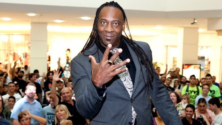 Booker T posing