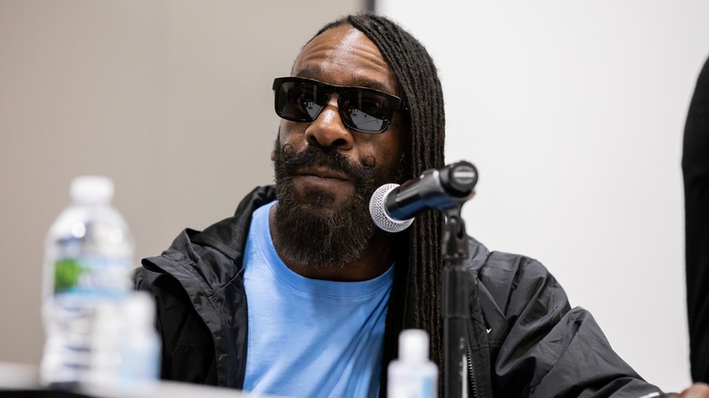 Booker T looking serious