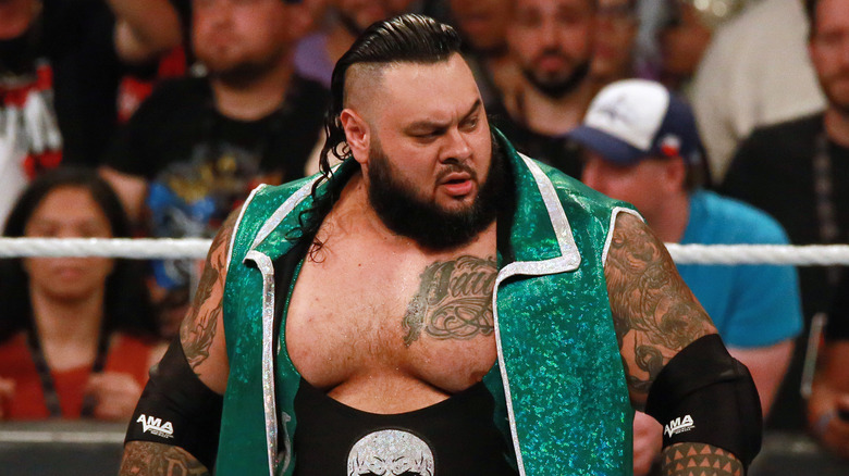 Bronson Reed enters the ring during the WWE Backlash