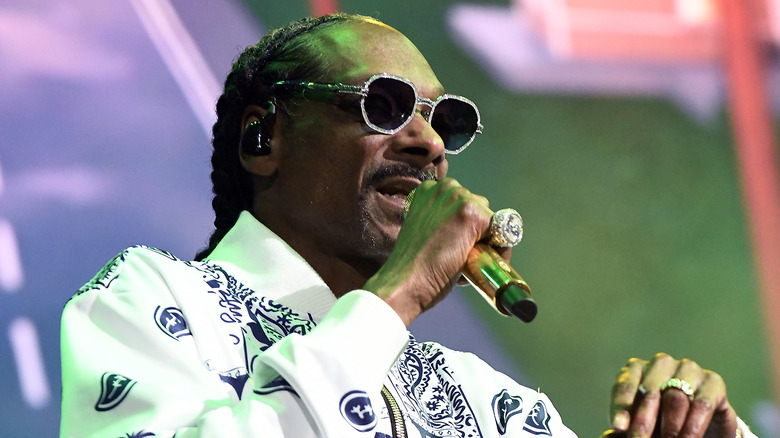 Snoop Dogg performing
