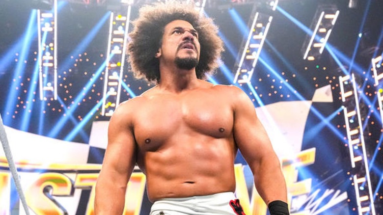 Carlito Looks On After Returning To WWE At Fastlane 2023