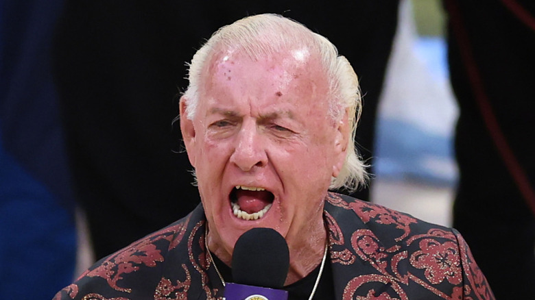 Ric Flair, raising his voice yet again