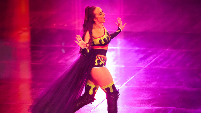 Chelsea Green makes her entrance