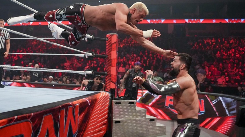 Cody Rhodes and Finn Balor on WWE Raw