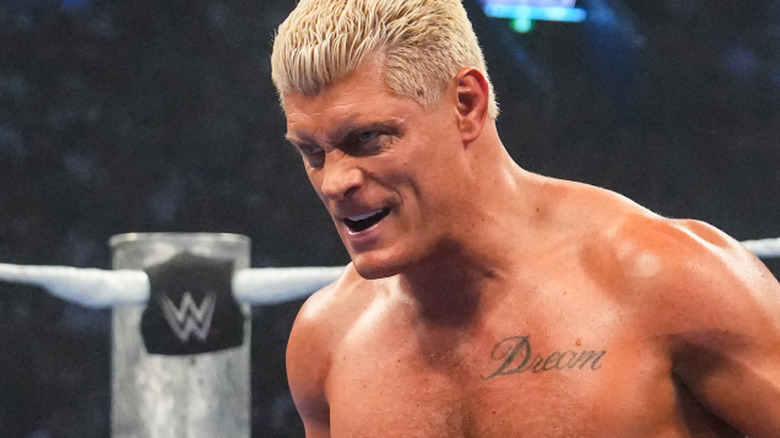 Cody rhodes posing in the ring