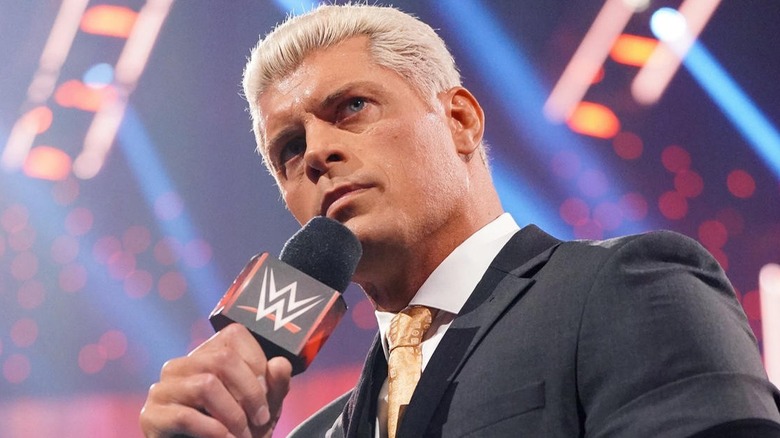 Cody Rhodes cuts a promo