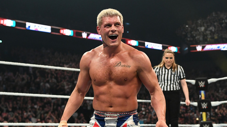 Cody Rhodes smiling in the ring