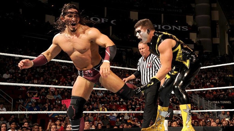 Neville and Stardust in WWE