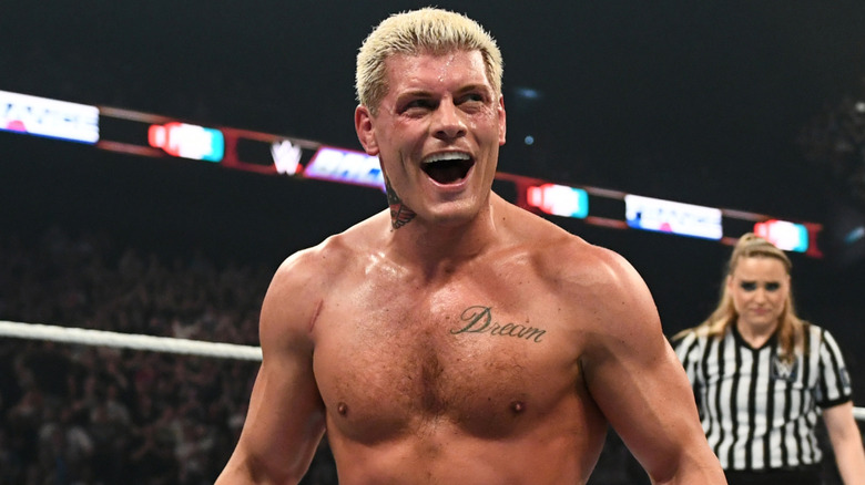 Cody Rhodes smiling in the ring