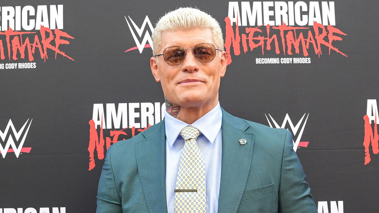 Cody Rhodes posing on the red carpet