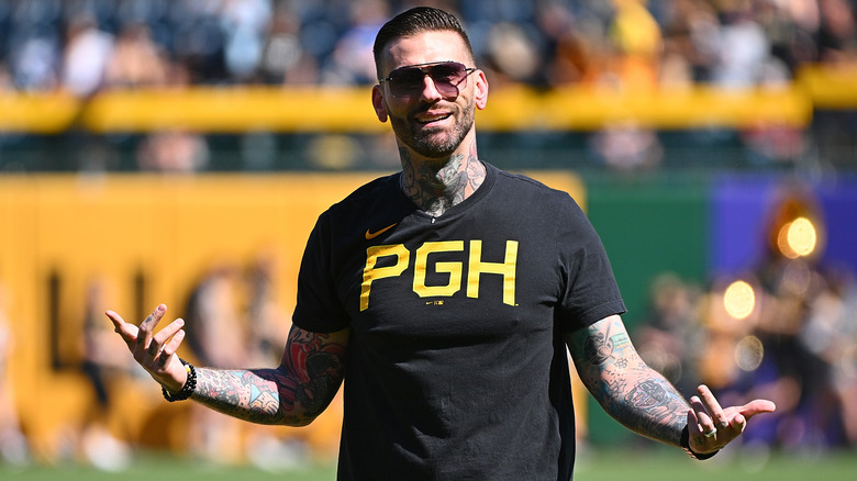 Corey Graves at a sporting event