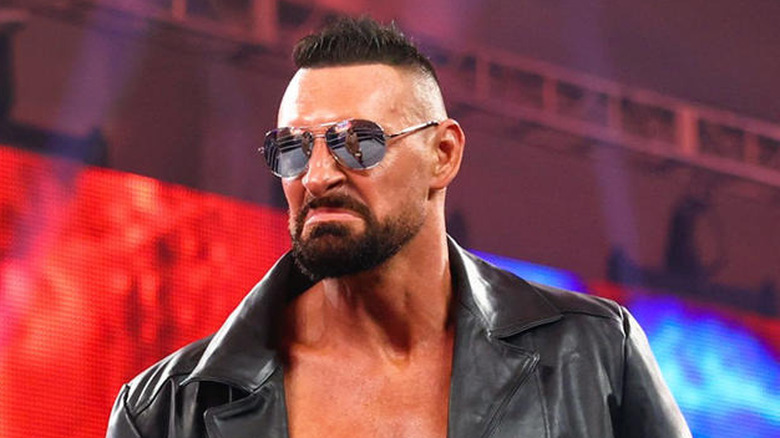 Dijak performing in "WWE NXT"