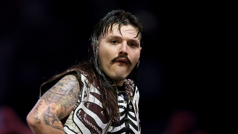 Dominik Mysterio makes a face