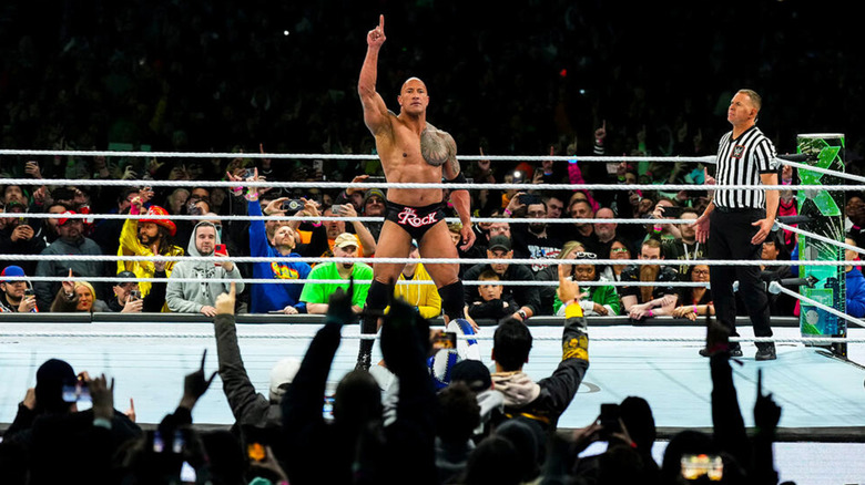 The Rock at WrestleMania 40