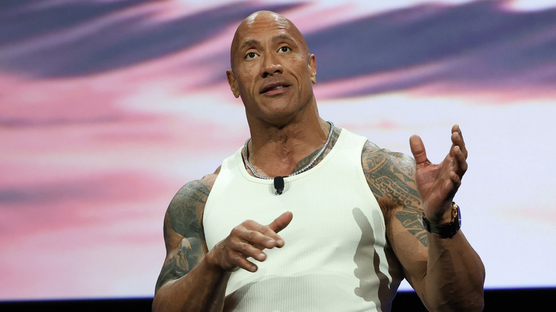 Dwayne "The Rock" Johnson explains something