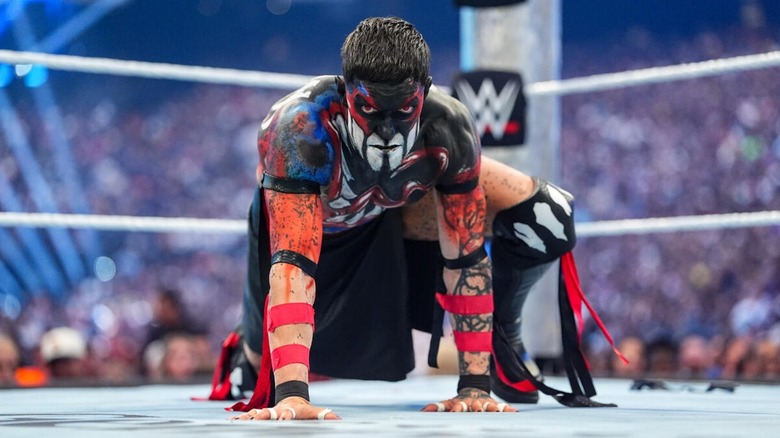 Finn Balor with the Demon paint