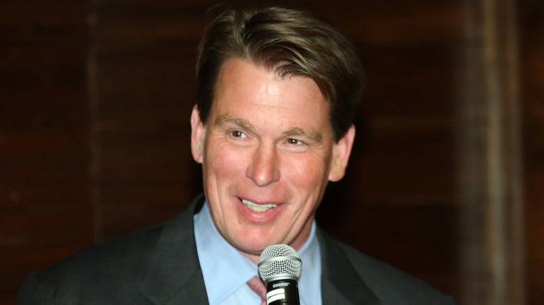 JBL at a speaking engagement