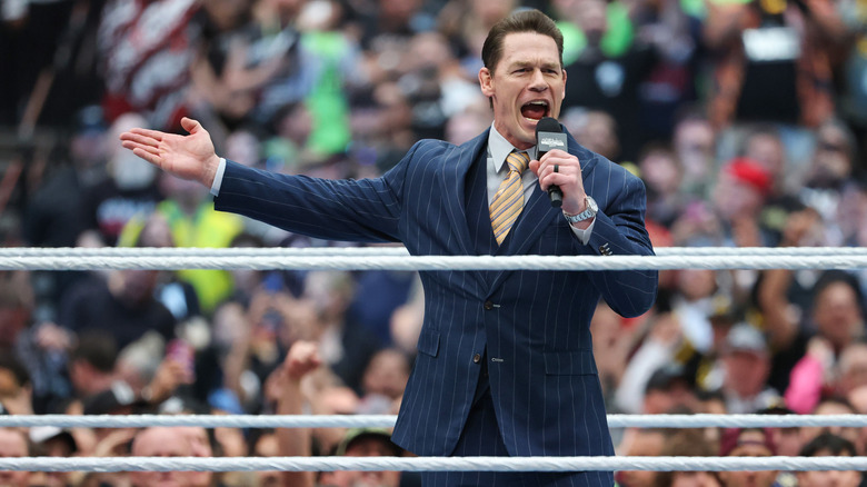 John Cena hosting WrestleMania 42