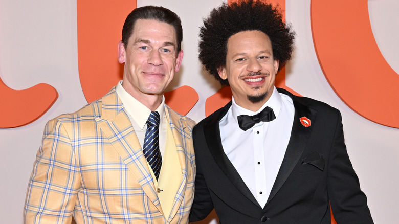 John Cena alongside Eric André attending the 