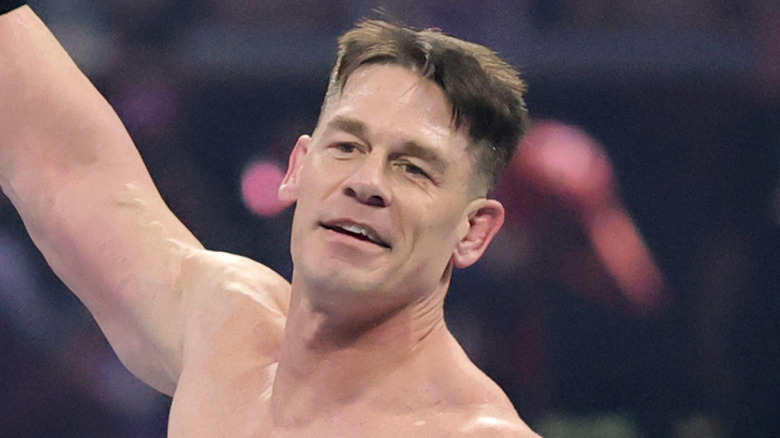 John Cena wrestling at WrestleMania