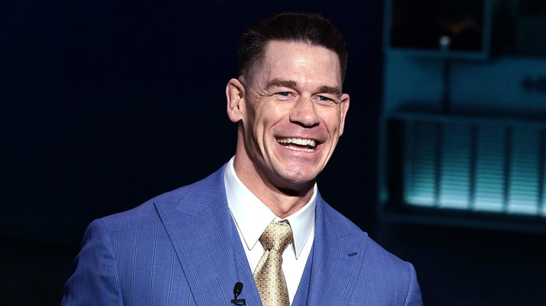 John Cena speaks onstage during Warner Bros. Discovery's 2025 Upfront Presentation at The Theater at Madison Square Garden