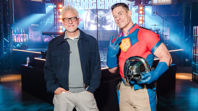 John Cena and James Gunn together