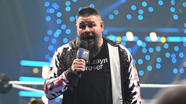 Kevin Owens cuts a promo