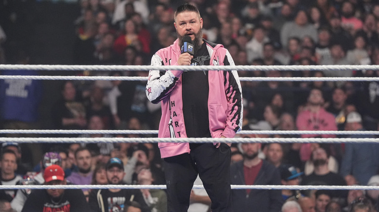 Kevin Owens cuts a promo