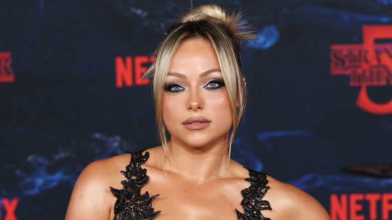 Liv Morgan attends the Los Angeles premiere of Netflix's 