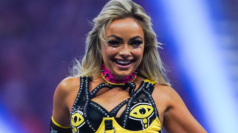 Liv Morgan happy at the Royal Rumble