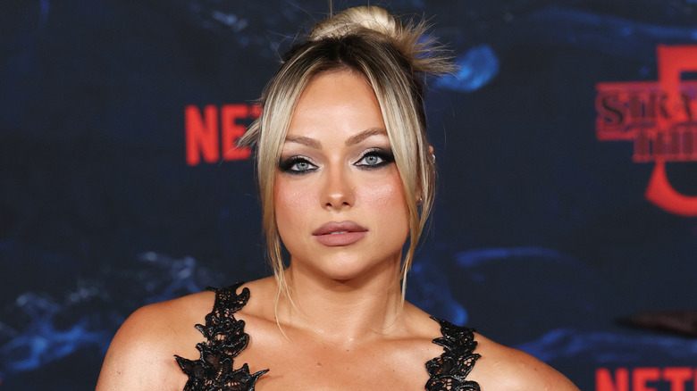 Liv Morgan attends the Los Angeles premiere of Netflix's 