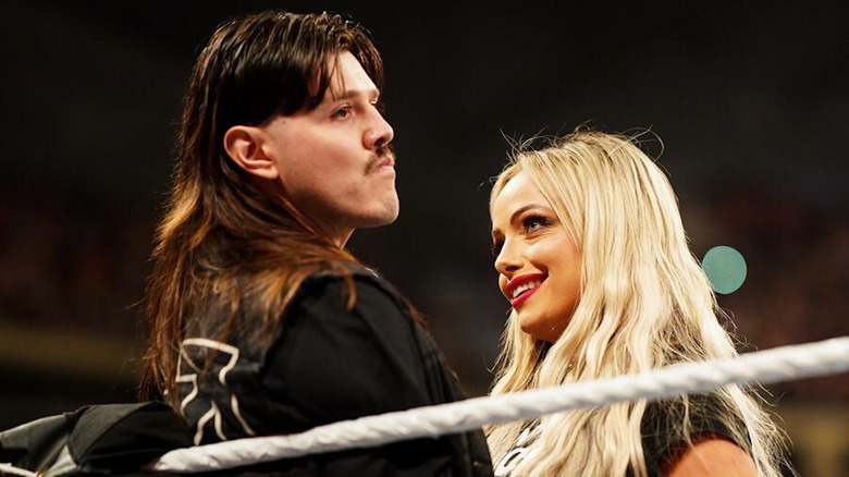 Liv Morgan looks longingly at Dominik Mysterio.