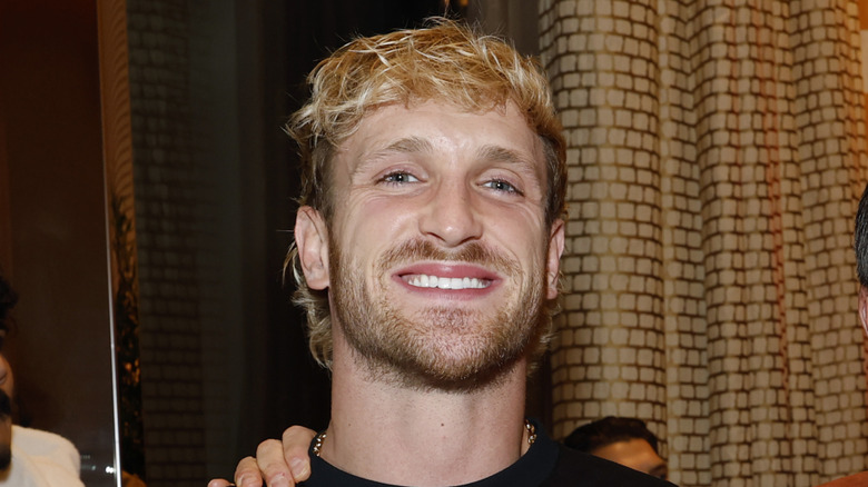 Logan Paul looking like a supervillain