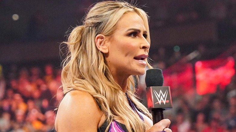 Natalya talking to her adversary
