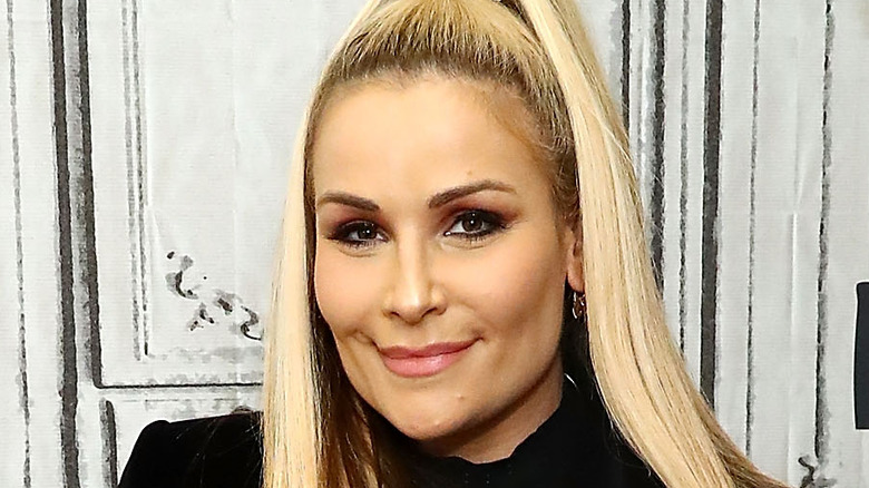 Natalya posing