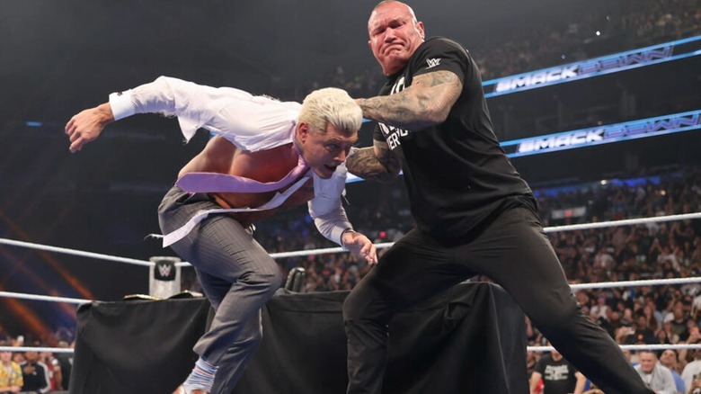 Cody Rhodes and Randy Orton on WWE SmackDown