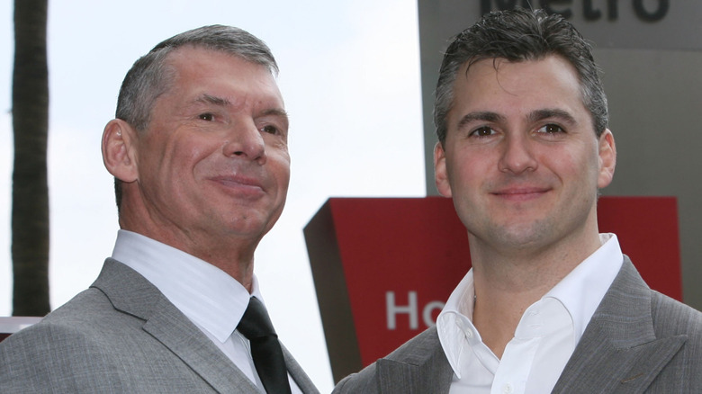 Vince and Shane McMahon